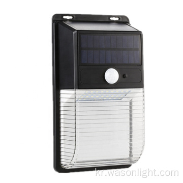 Wason New Dual Solar Panel Long Lifetime 36LED Ultra Bright Garden LED 램프 태양 광 방수 모션 센서 벽 라이트